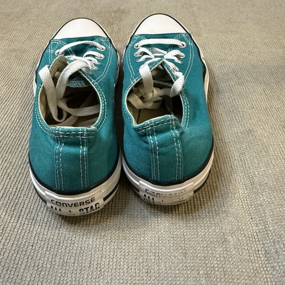 Converse Chuck Taylor All Star Canvas Low Top Sneakers Teal W-7 M-5 - Picture 5 of 8